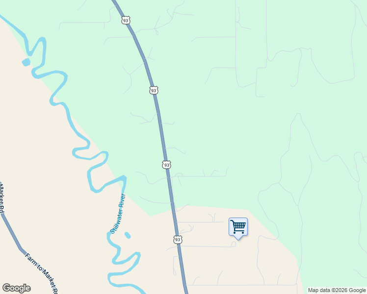 map of restaurants, bars, coffee shops, grocery stores, and more near 4796 U.S. 93 in Whitefish