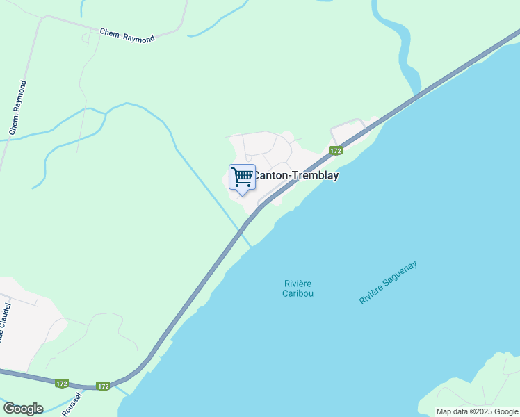 map of restaurants, bars, coffee shops, grocery stores, and more near 703 Boul De Tadoussac in Le Fjord-du-Saguenay Regional County Municipality