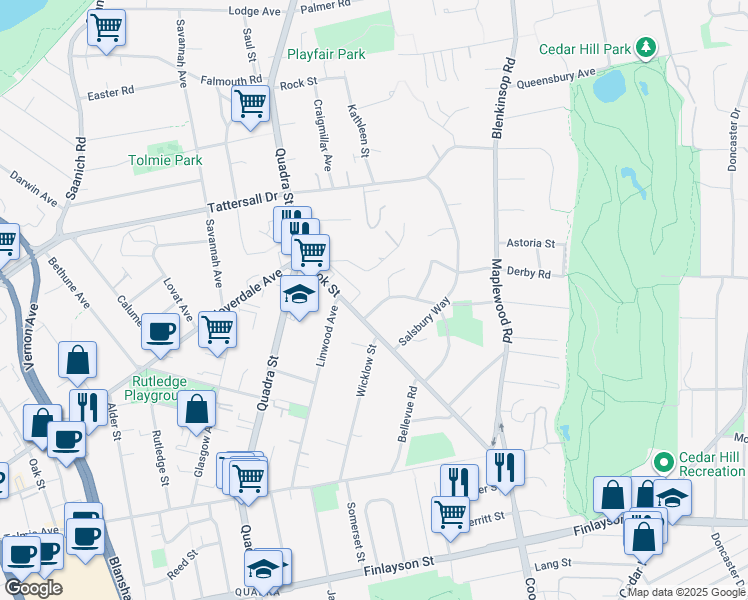 1140 Camrose Crescent, Saanich BC Walk Score