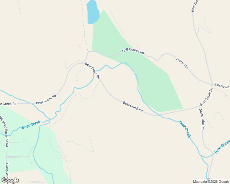 map of restaurants, bars, coffee shops, grocery stores, and more near Bear Creek Road in Winthrop