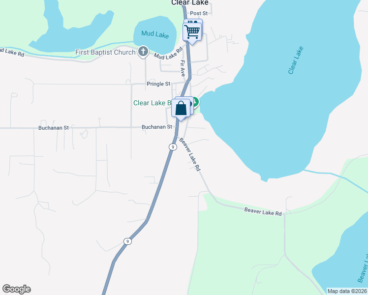 map of restaurants, bars, coffee shops, grocery stores, and more near 13056 Beaver Lake Road in Mount Vernon