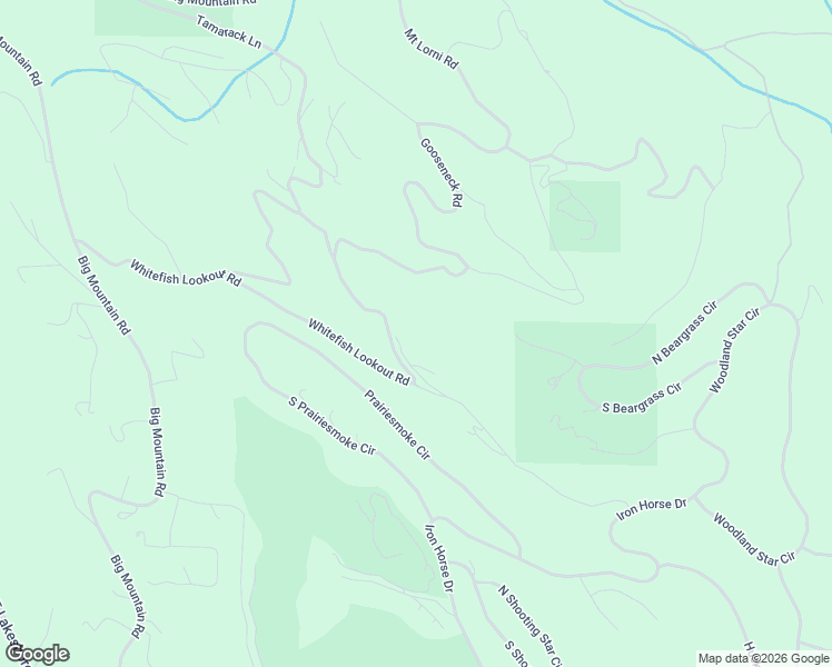 map of restaurants, bars, coffee shops, grocery stores, and more near 168 Whitefish Lookout Road in Whitefish