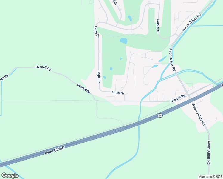 map of restaurants, bars, coffee shops, grocery stores, and more near 16415 Fairway Drive in Burlington