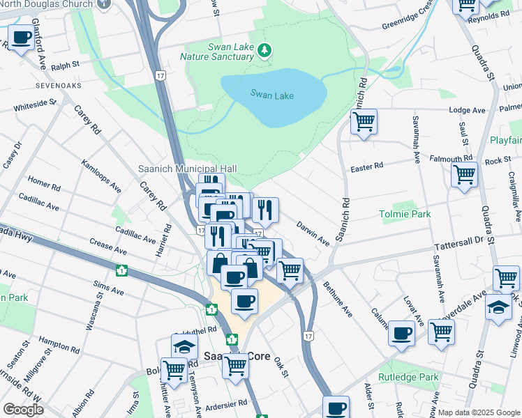 813 Darwin Avenue, Saanich BC Walk Score