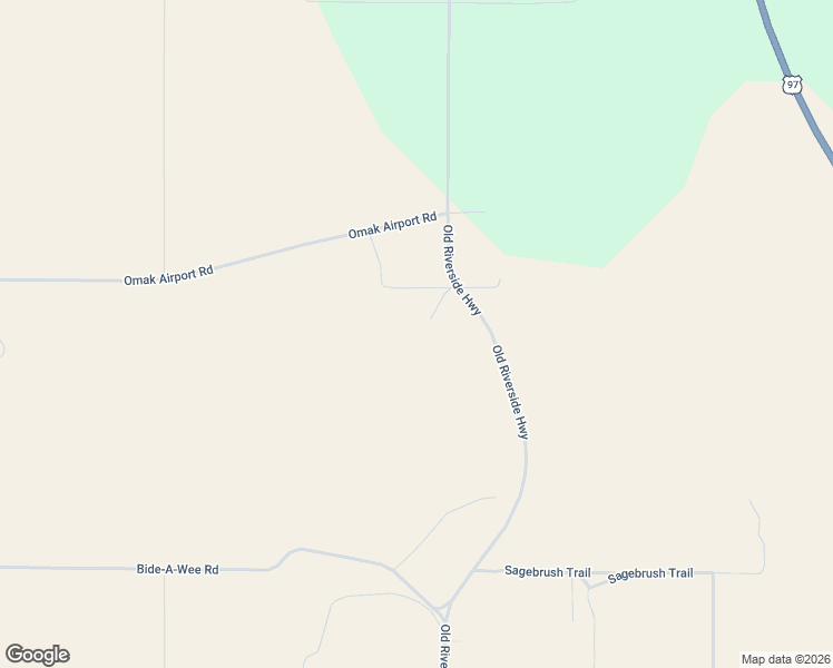 map of restaurants, bars, coffee shops, grocery stores, and more near 223 Old Riverside Highway in Omak