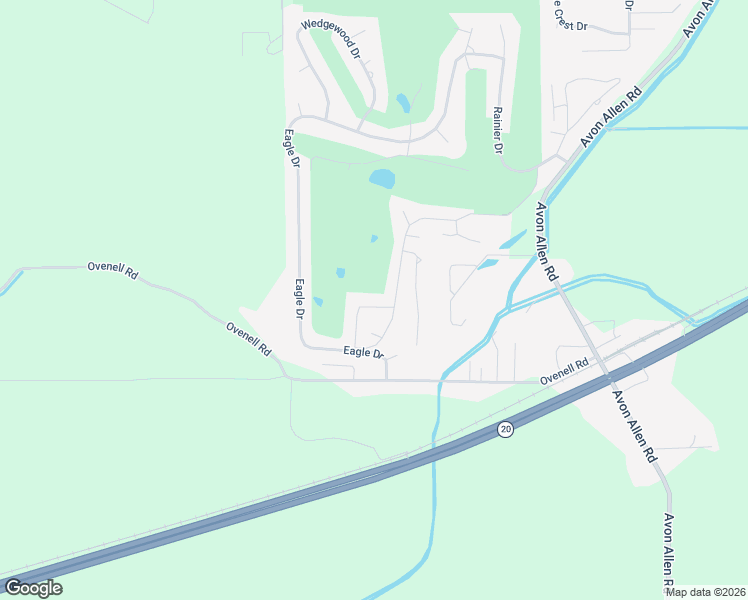 map of restaurants, bars, coffee shops, grocery stores, and more near 16435 Country Club Drive in Burlington