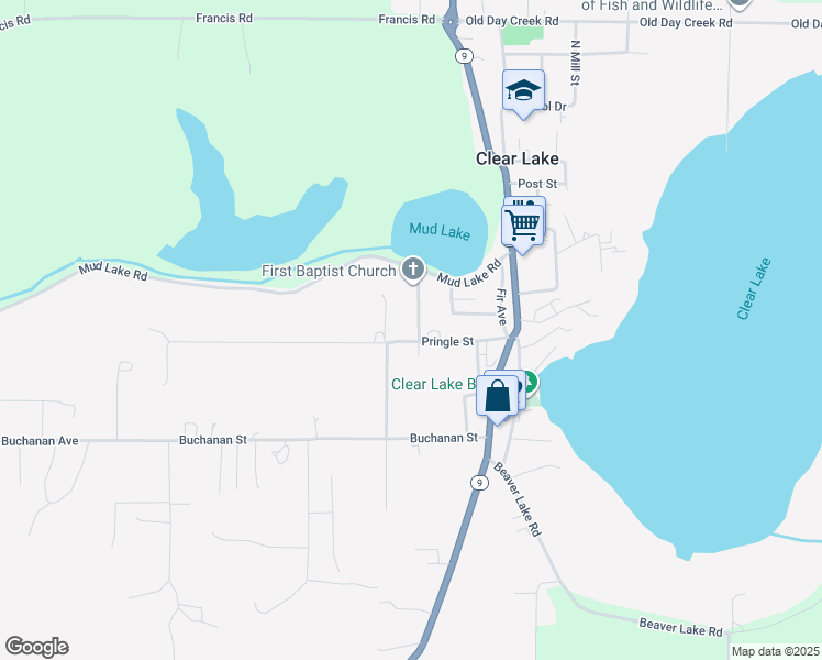 map of restaurants, bars, coffee shops, grocery stores, and more near 12810 Hemlock Street in Clear Lake