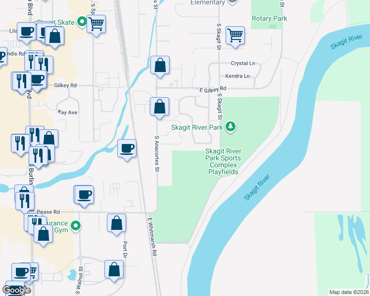 map of restaurants, bars, coffee shops, grocery stores, and more near 812 Cul de Sac Avenue in Burlington