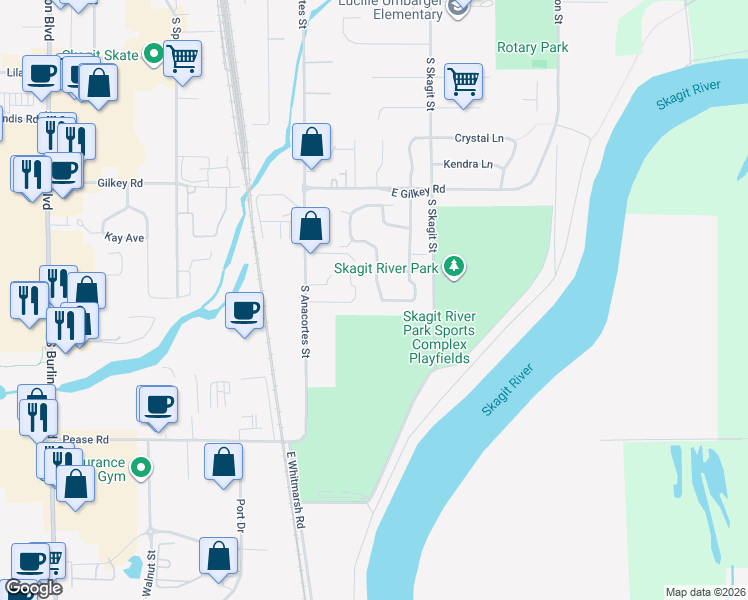 map of restaurants, bars, coffee shops, grocery stores, and more near 812 Cul de Sac Avenue in Burlington