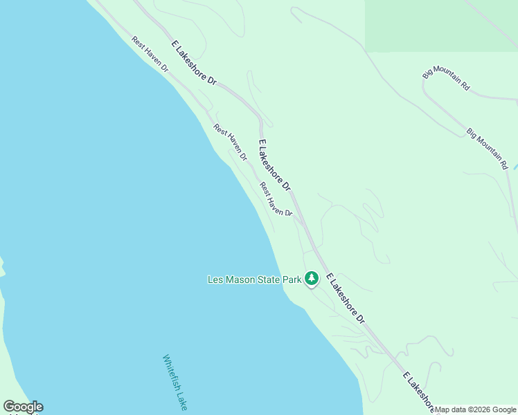 map of restaurants, bars, coffee shops, grocery stores, and more near 2710 Plaza Road in Whitefish