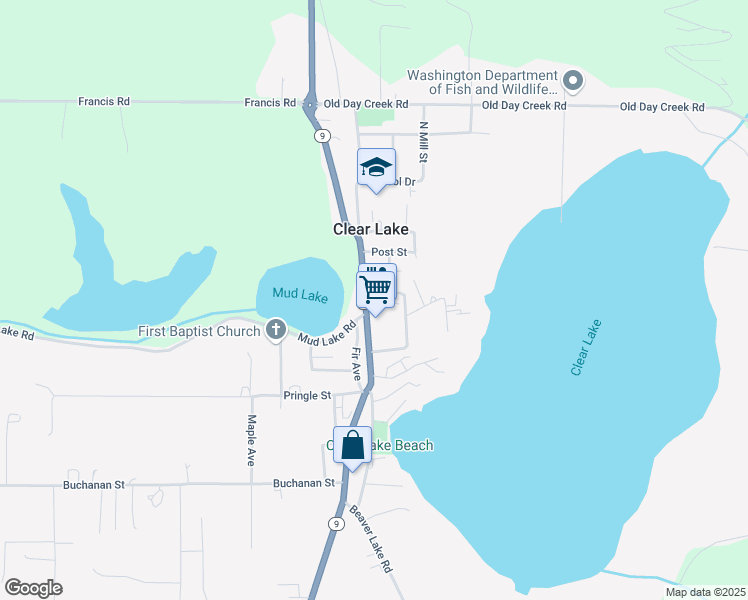 map of restaurants, bars, coffee shops, grocery stores, and more near in Clear Lake