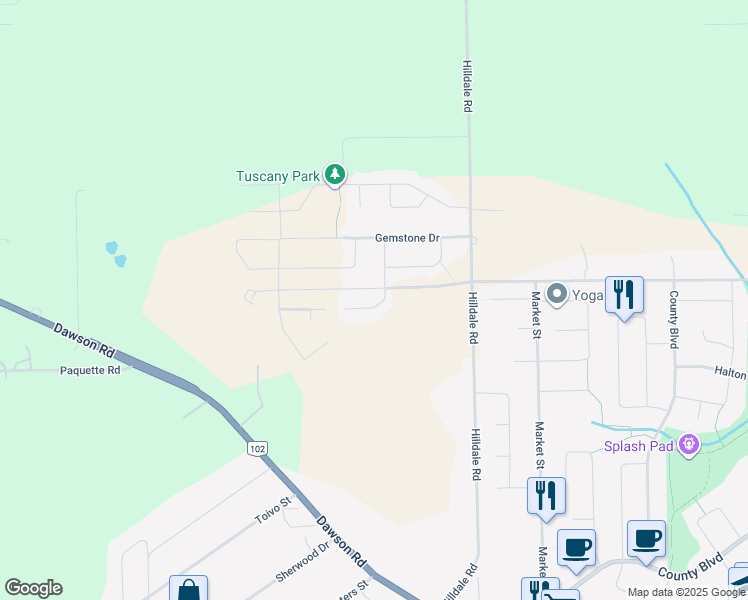 map of restaurants, bars, coffee shops, grocery stores, and more near 301 Emerald Drive in Thunder Bay