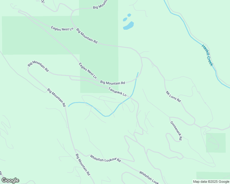 map of restaurants, bars, coffee shops, grocery stores, and more near Ptarmigan Road in Whitefish