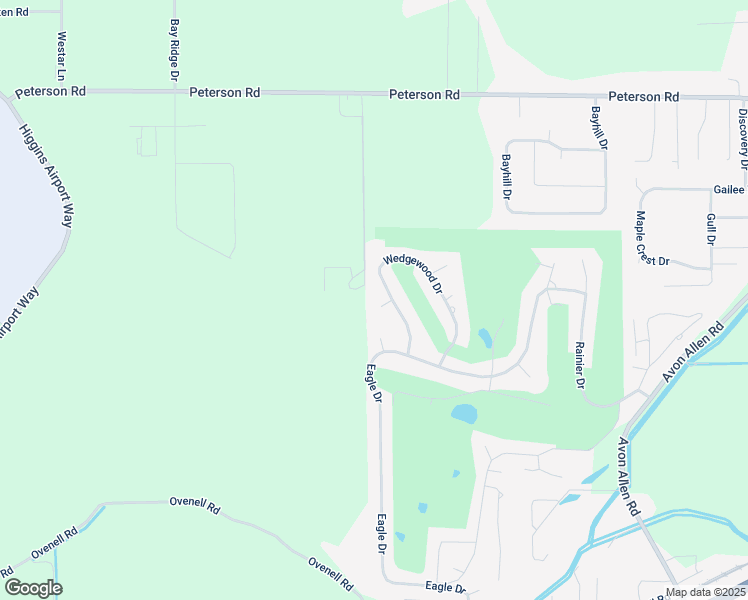 map of restaurants, bars, coffee shops, grocery stores, and more near 12502 Wedgewood Drive in Burlington
