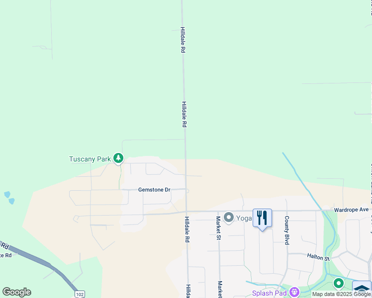 map of restaurants, bars, coffee shops, grocery stores, and more near 430 Hilldale Road in Thunder Bay