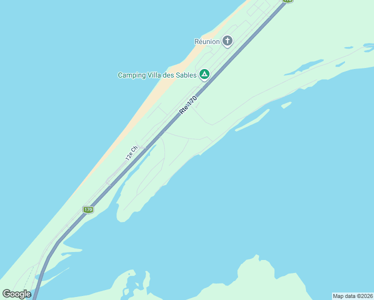 map of restaurants, bars, coffee shops, grocery stores, and more near 2e Ch in Métabetchouan-Lac-à-la-Croix