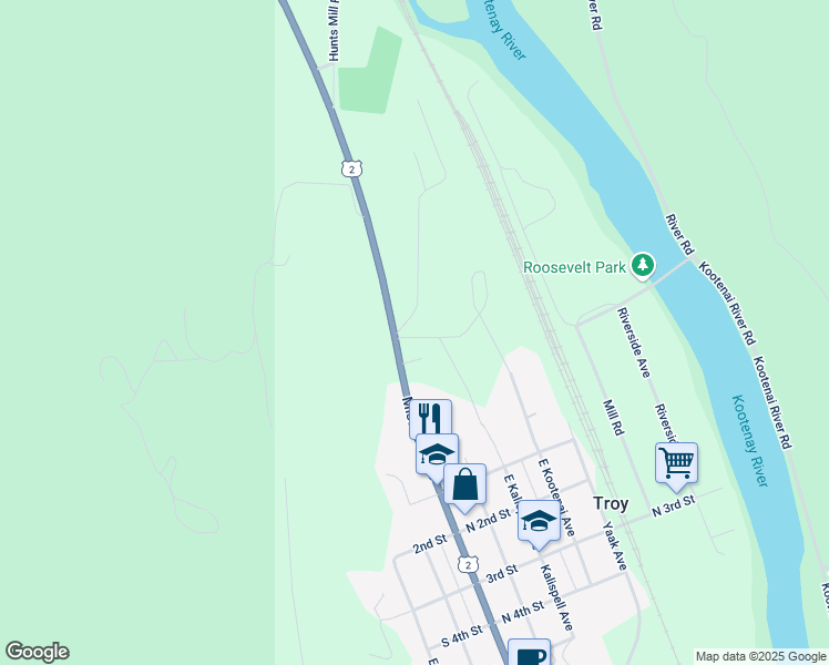 map of restaurants, bars, coffee shops, grocery stores, and more near 101-309 Chapel Flats Road in Troy
