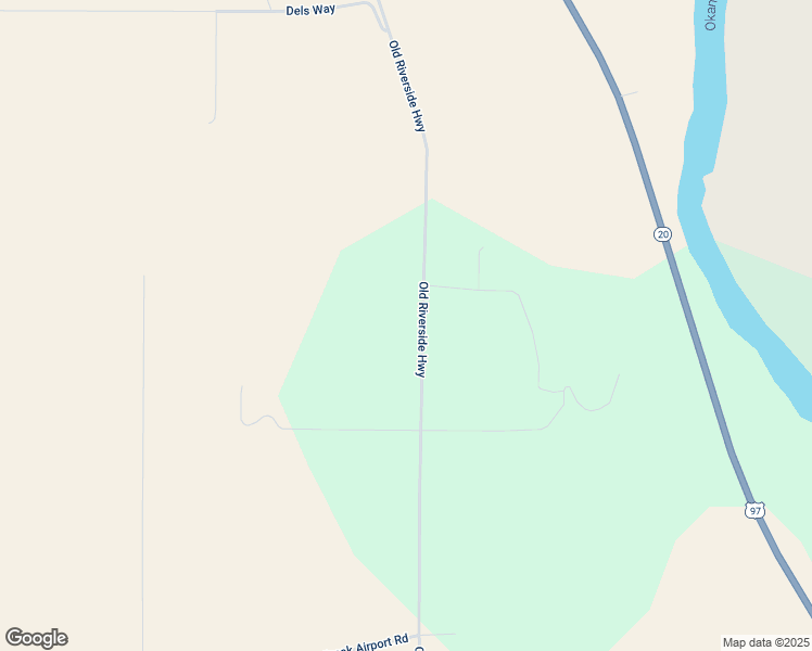 map of restaurants, bars, coffee shops, grocery stores, and more near 289 Old Riverside Highway in Omak