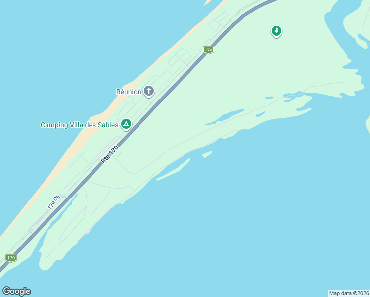 map of restaurants, bars, coffee shops, grocery stores, and more near 312 3e Ch in Métabetchouan-Lac-à-la-Croix