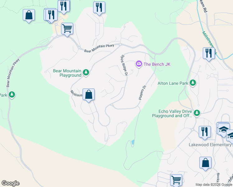 map of restaurants, bars, coffee shops, grocery stores, and more near in Langford