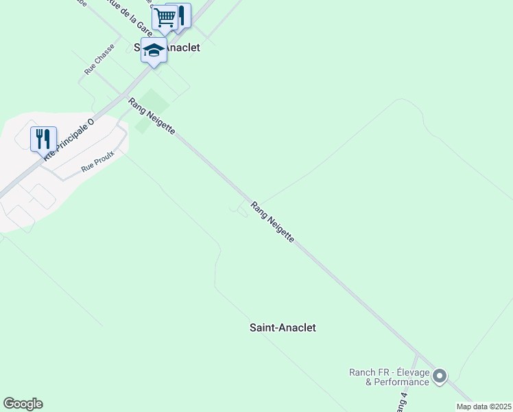 map of restaurants, bars, coffee shops, grocery stores, and more near in Neigette