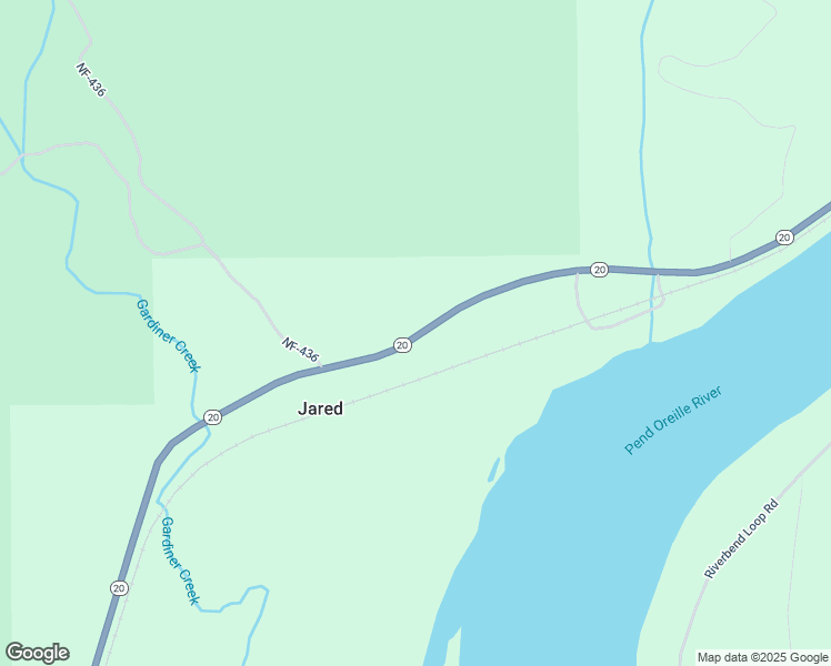 map of restaurants, bars, coffee shops, grocery stores, and more near 409100 Washington 20 in Cusick