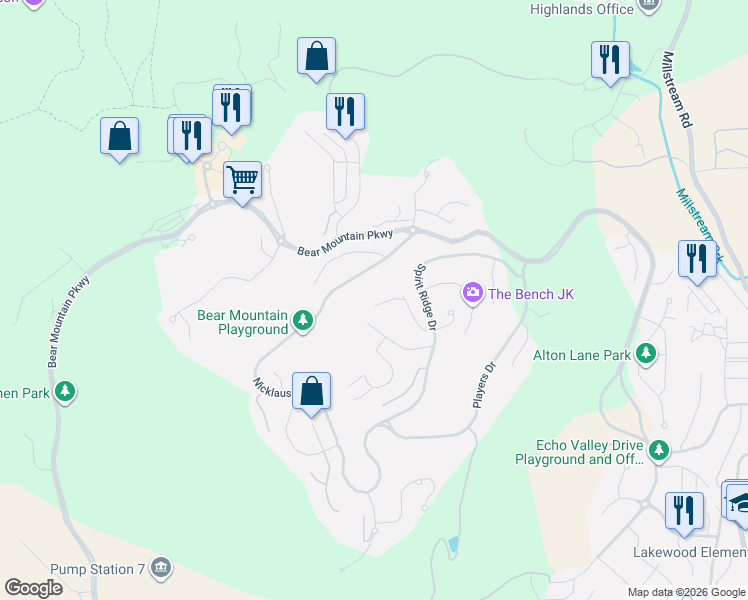 map of restaurants, bars, coffee shops, grocery stores, and more near 1177 Deerview Place in Victoria