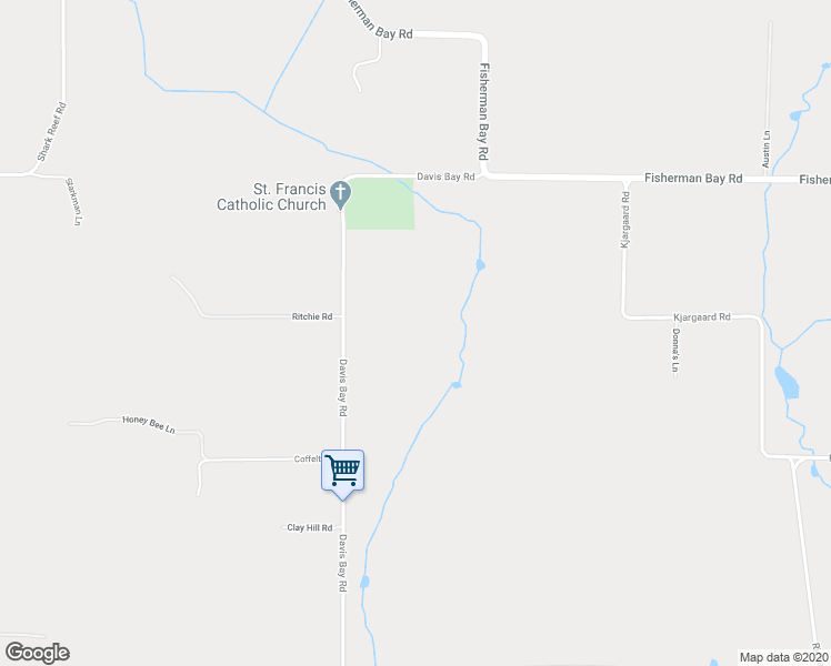 map of restaurants, bars, coffee shops, grocery stores, and more near 549 Davis Bay Road in Lopez Island