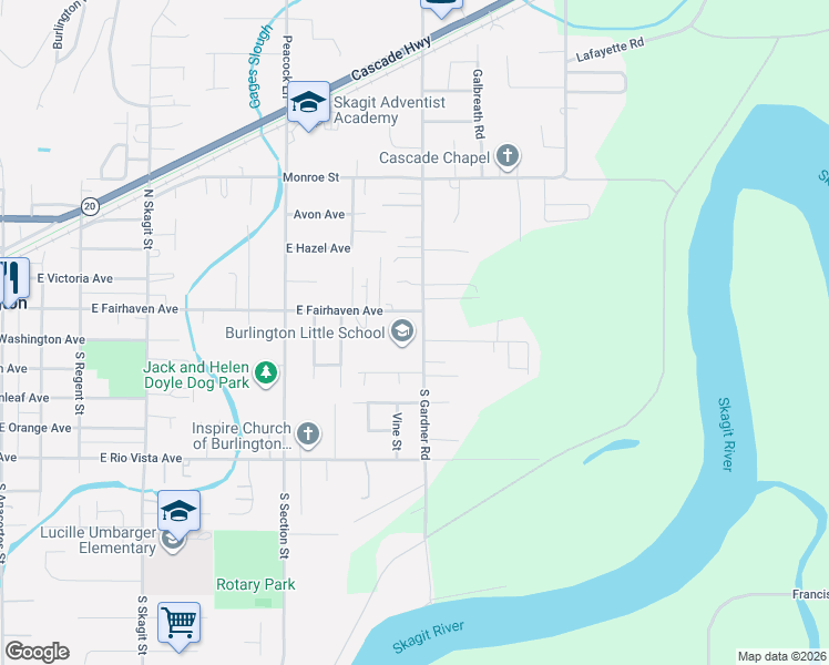map of restaurants, bars, coffee shops, grocery stores, and more near 102 Gardner Road in Burlington