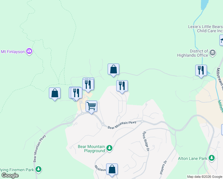 map of restaurants, bars, coffee shops, grocery stores, and more near 1216 Hannington Road in Victoria