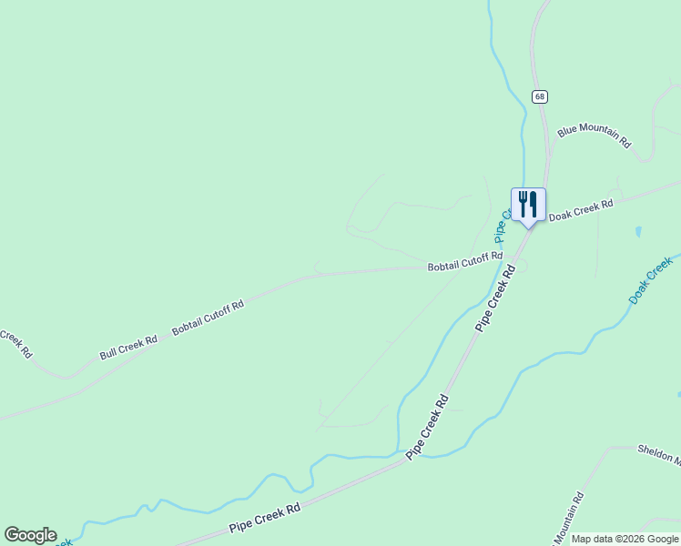 map of restaurants, bars, coffee shops, grocery stores, and more near 2330 Bobtail Cutoff Road in Libby
