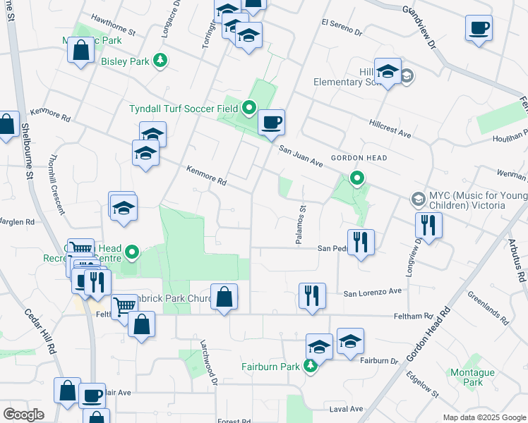 4201 Tyndall Avenue, Saanich BC Walk Score