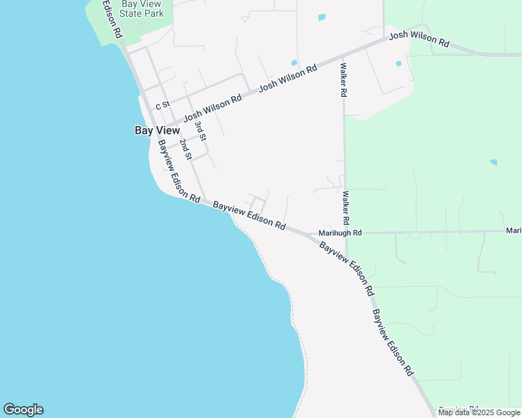 map of restaurants, bars, coffee shops, grocery stores, and more near 11453 Bayview Edison Road in Mount Vernon