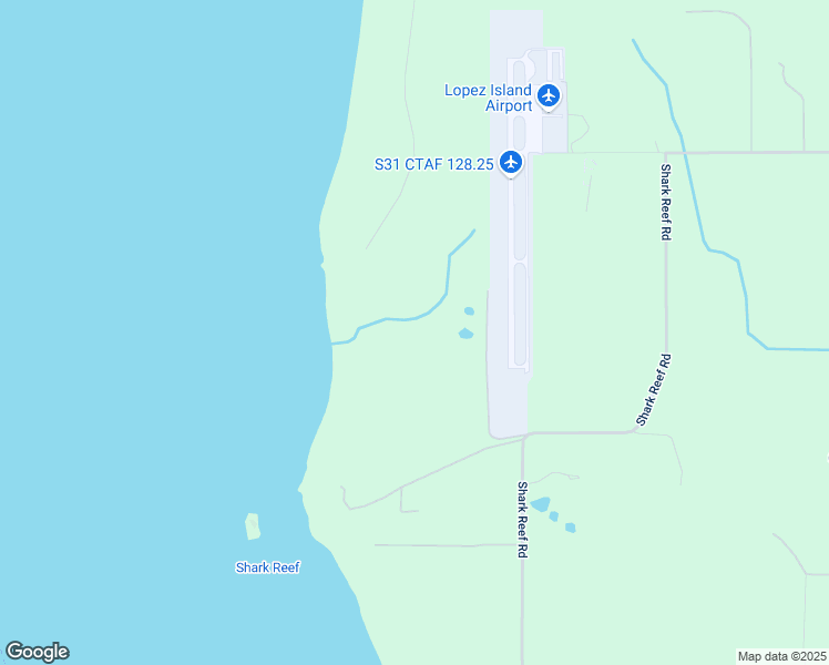 map of restaurants, bars, coffee shops, grocery stores, and more near 241 Eagles Roost Lane in Lopez Island