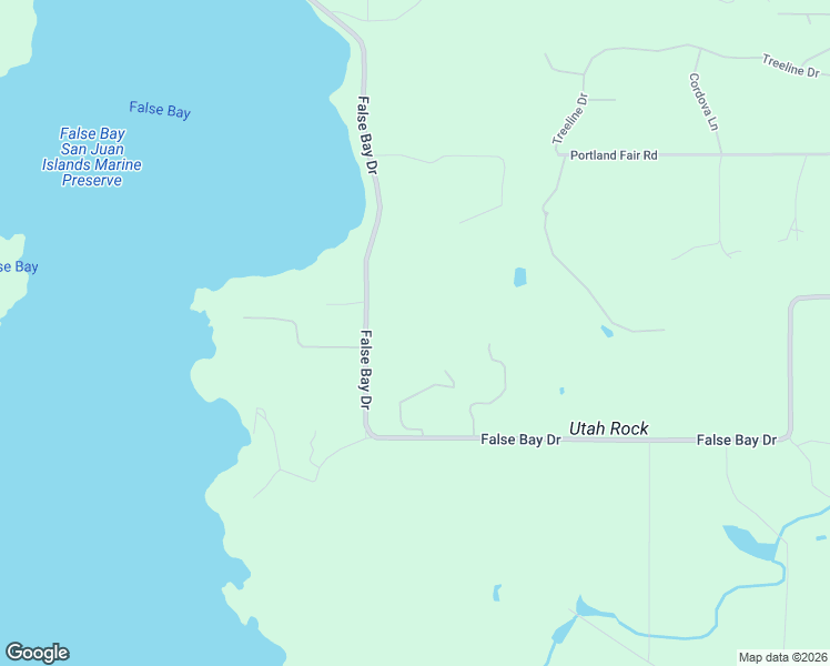 map of restaurants, bars, coffee shops, grocery stores, and more near 193 Montrose Place in Friday Harbor