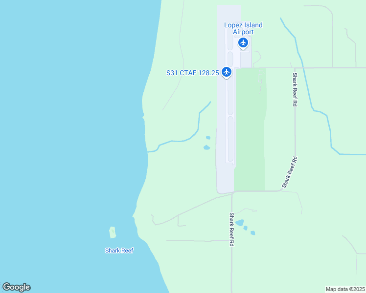 map of restaurants, bars, coffee shops, grocery stores, and more near 241 Eagles Roost Lane in Lopez Island
