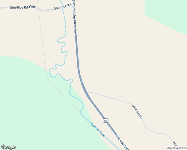 map of restaurants, bars, coffee shops, grocery stores, and more near 419 U.S. 395 in Colville