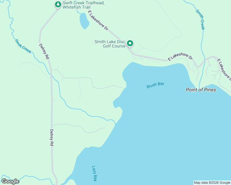 map of restaurants, bars, coffee shops, grocery stores, and more near 365 Delrey Road in Whitefish