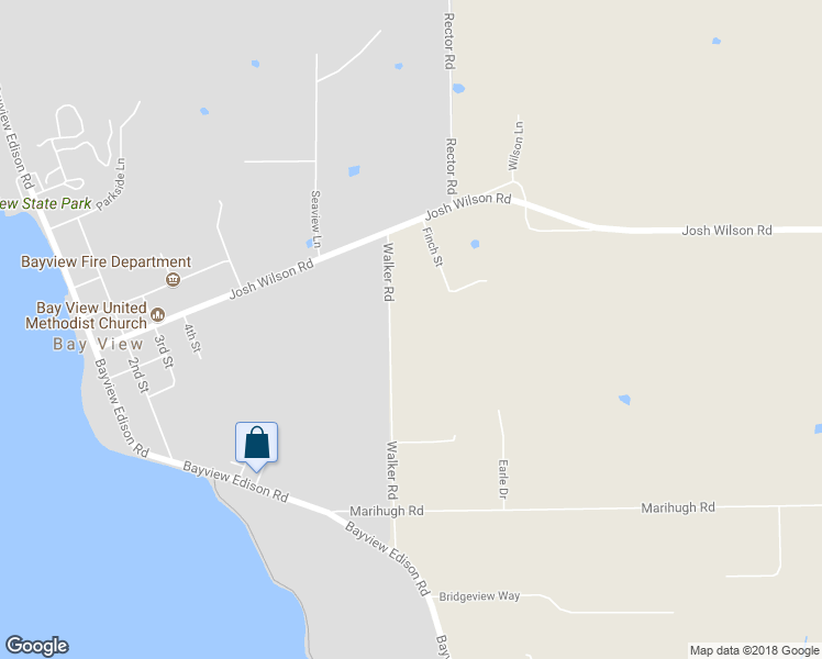 map of restaurants, bars, coffee shops, grocery stores, and more near 11169 Walker Road in Mount Vernon
