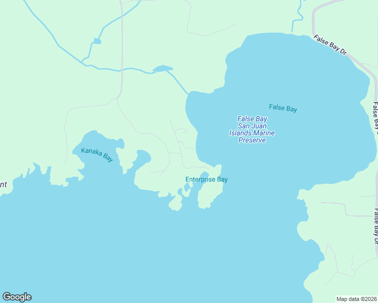 map of restaurants, bars, coffee shops, grocery stores, and more near 16 Bayshore Road in Friday Harbor