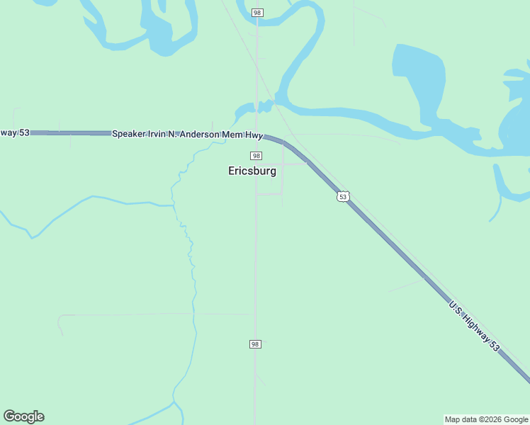 map of restaurants, bars, coffee shops, grocery stores, and more near 3432 County Road 98 in International Falls