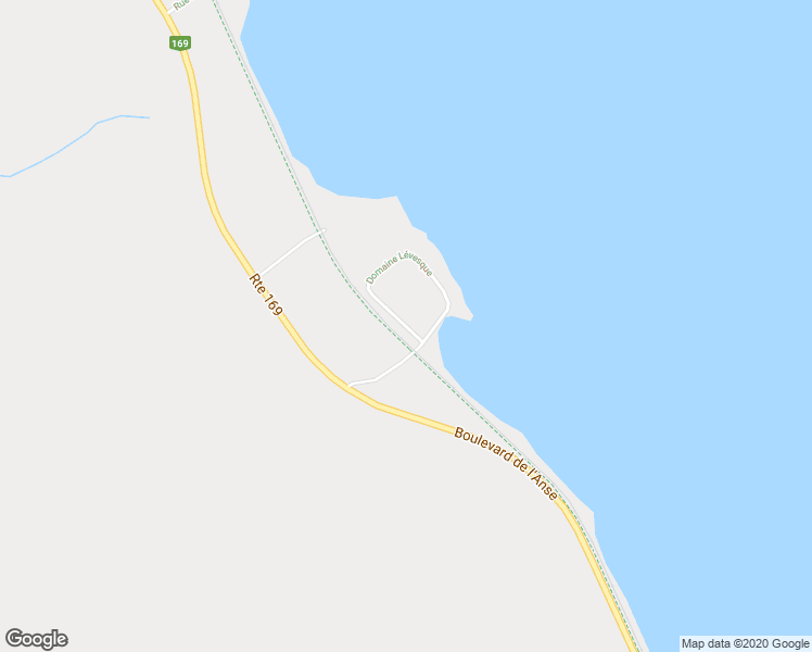 map of restaurants, bars, coffee shops, grocery stores, and more near Domaine Lévesque in Roberval