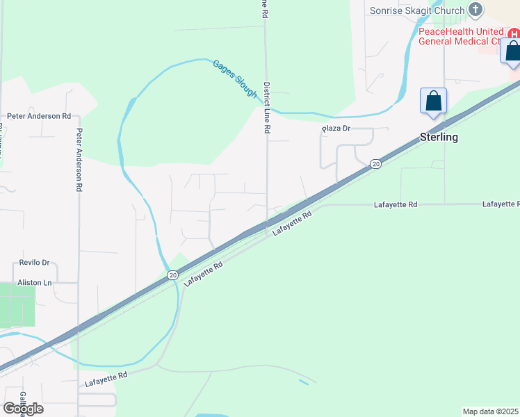 map of restaurants, bars, coffee shops, grocery stores, and more near 10756 District Line Rd in Burlington