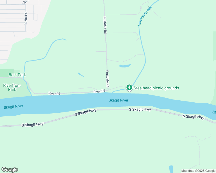 map of restaurants, bars, coffee shops, grocery stores, and more near 9932 Fruitdale Road in Sedro-Woolley