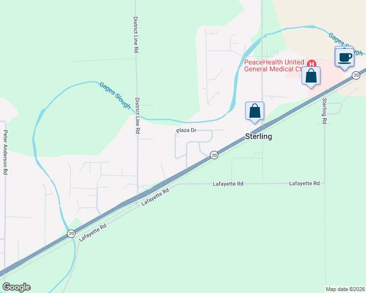 map of restaurants, bars, coffee shops, grocery stores, and more near 10636 Vista View Drive in Sedro-Woolley