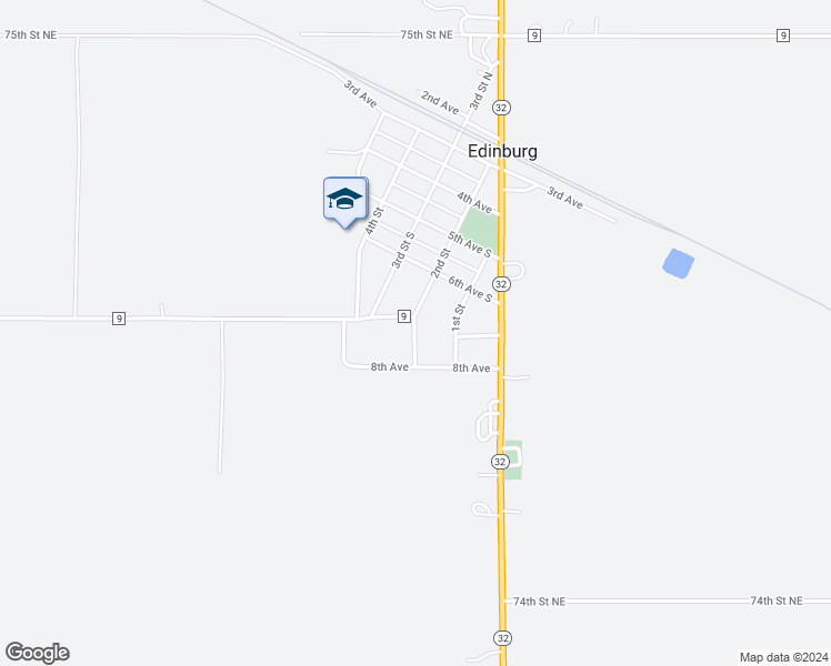 map of restaurants, bars, coffee shops, grocery stores, and more near in Edinburg