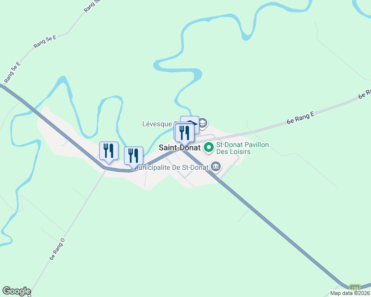 map of restaurants, bars, coffee shops, grocery stores, and more near 174 Avenue Mont-Comi in Saint-Donat
