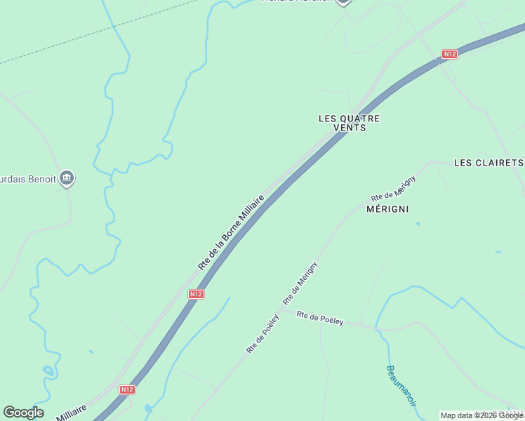 map of restaurants, bars, coffee shops, grocery stores, and more near Le Château in Saint-Léger-sur-Sarthe