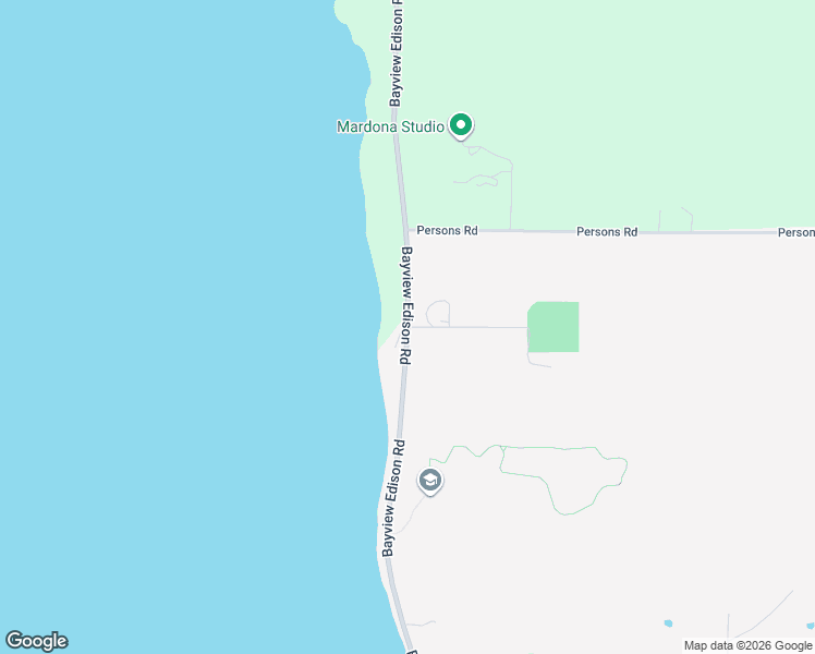 map of restaurants, bars, coffee shops, grocery stores, and more near 10168 Bayview Edison Road in Mount Vernon