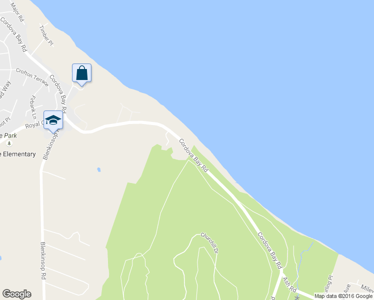 map of restaurants, bars, coffee shops, grocery stores, and more near 4550 Cordova Bay Rd in Capital Regional District